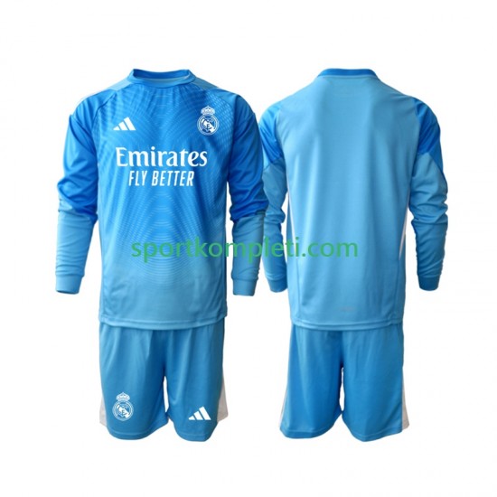 Real Madrid Vratar Djeca Domaći Nogometni Dres 2025-2026 Dugi Rukavi