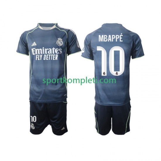 Real Madrid Djeca Gostujući Nogometni Dres Kylian Mbappe 10 2025-2026 Kratki Rukavi