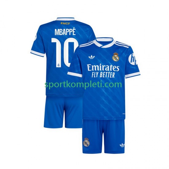 Real Madrid Djeca Treći Nogometni Dres Kylian Mbappe 10 2025-2026 Kratki Rukavi