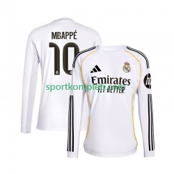 Real Madrid Muškarci Domaći Nogometni Dres Kylian Mbappe 10 2025-2026 Dugi Rukavi