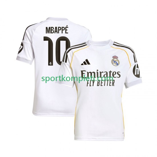 Real Madrid Muškarci Domaći Nogometni Dres Kylian Mbappe 10 2025-2026 Kratki Rukavi