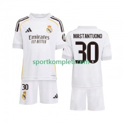 Real Madrid Djeca Domaći Nogometni Dres Mastantuono 30 2025-2026 Kratki Rukavi