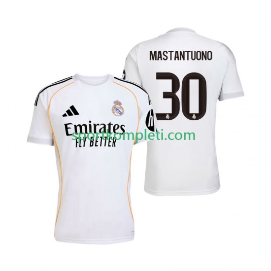 Real Madrid Muškarci Domaći Nogometni Dres Mastantuono 30 2025-2026 Kratki Rukavi