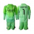 Real Madrid Djeca Gostujući Nogometni Dres Thibaut Courtois 1 2025-2026 Dugi Rukavi