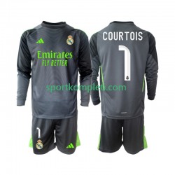 Real Madrid Djeca Treći Nogometni Dres Thibaut Courtois 1 2025-2026 Dugi Rukavi