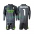 Real Madrid Djeca Treći Nogometni Dres Thibaut Courtois 1 2025-2026 Dugi Rukavi