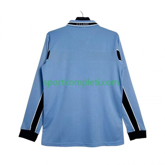 SS Lazio Retro Muškarci Domaći Nogometni Dres 1998 1999 Dugi Rukavi