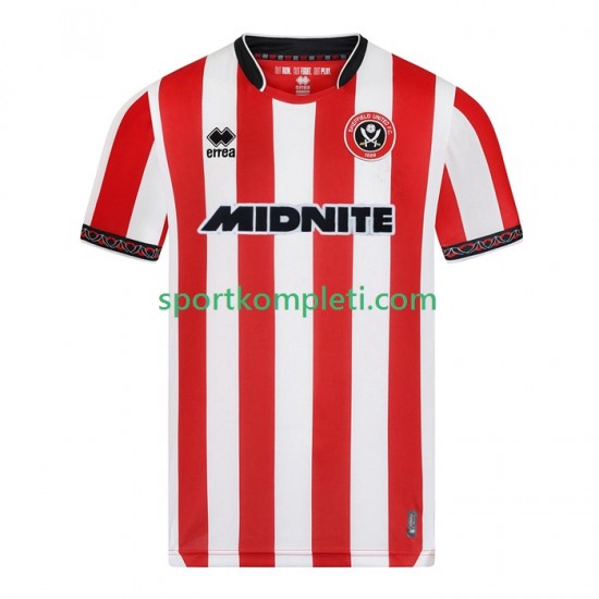 Sheffield United Muškarci Domaći Nogometni Dres 2025-2026 Kratki Rukavi