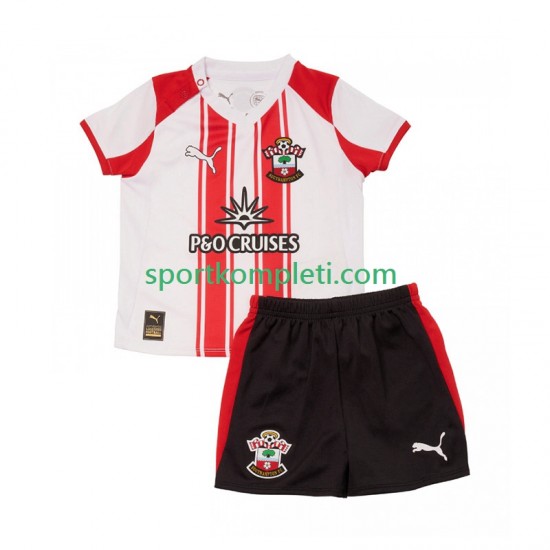 Southampton Djeca Domaći Nogometni Dres 2025-2026 Kratki Rukavi