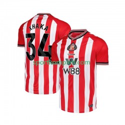 Muškarci Domaći Nogometni Dres Sunderland Granit Xhaka 34 2025-2026 Kratki Rukavi