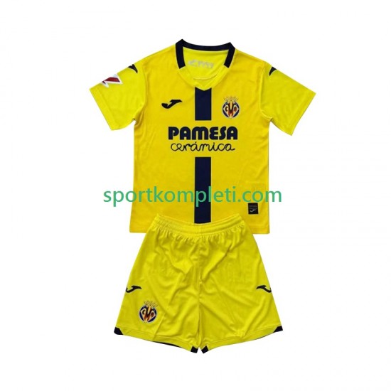Villarreal CF Djeca Domaći Nogometni Dres 2025-2026 Kratki Rukavi