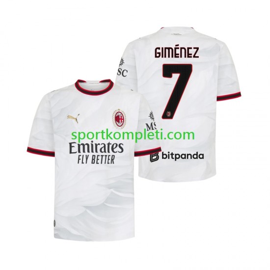 AC Milan Muškarci Gostujući Nogometni Dres Gimenez 7 2026-2027 Kratki Rukavi