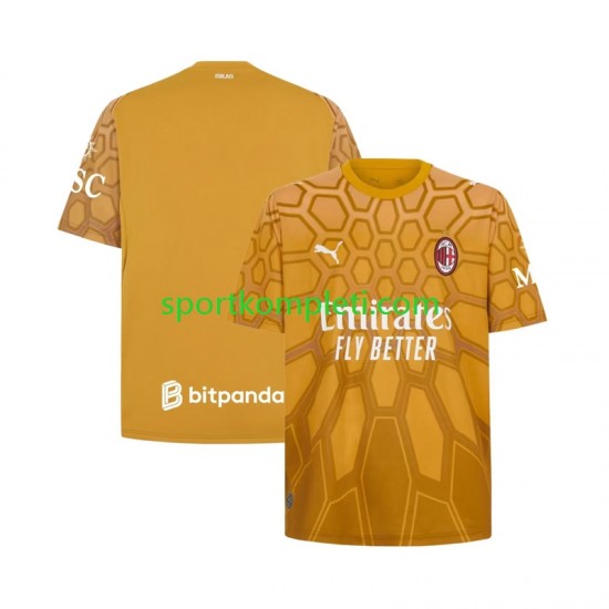 AC Milan Vratar Muškarci Domaći Nogometni Dres 2026-2027 Kratki Rukavi