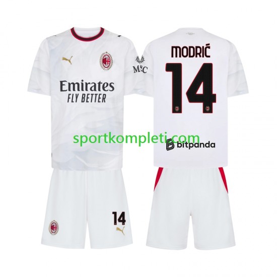 AC Milan Djeca Gostujući Nogometni Dres Luka Modric 14 2026-2027 Kratki Rukavi