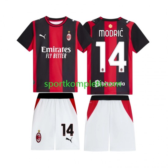 AC Milan Djeca Domaći Nogometni Dres Luka Modric 14 2026-2027 Kratki Rukavi