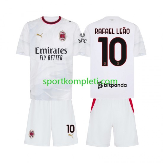 AC Milan Djeca Gostujući Nogometni Dres Rafael Leao 10 2026-2027 Kratki Rukavi