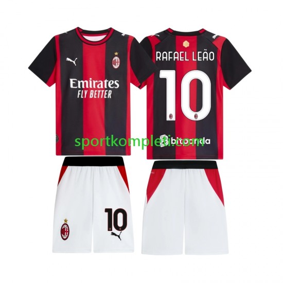 AC Milan Djeca Domaći Nogometni Dres Rafael Leao 10 2026-2027 Kratki Rukavi
