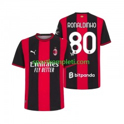 AC Milan Muškarci Domaći Nogometni Dres Ronaldinho 80 2026-2027 Kratki Rukavi