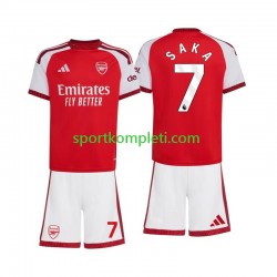 Arsenal Djeca Domaći Nogometni Dres Bukayo Saka 7 2026-2027 Kratki Rukavi