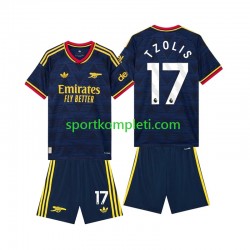 Arsenal Djeca Gostujući Nogometni Dres Christos Tzolis 17 2026-2027 Kratki Rukavi