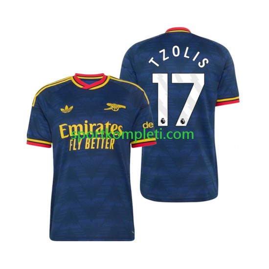 Arsenal Muškarci Gostujući Nogometni Dres Christos Tzolis 17 2026-2027 Kratki Rukavi