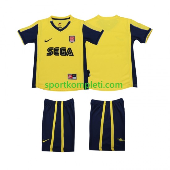 Arsenal Retro Djeca Gostujući Nogometni Dres 2000 2001 Kratki Rukavi