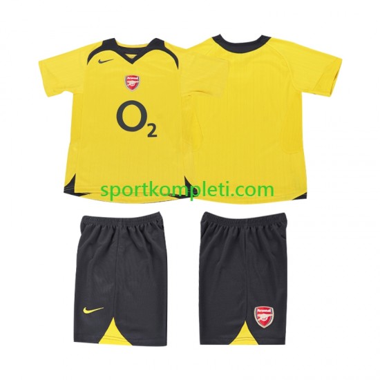 Arsenal Retro Djeca Gostujući Nogometni Dres 2005 2006 Kratki Rukavi