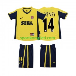 Arsenal Retro Djeca Gostujući Nogometni Dres Thierry Henry 14 2000 2001 Kratki Rukavi