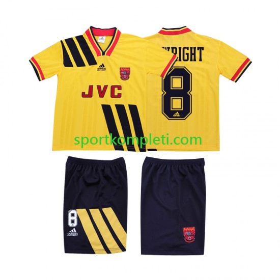 Arsenal Retro Djeca Gostujući Nogometni Dres WRIGHT 8 1993 1994 Kratki Rukavi