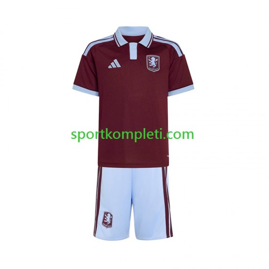 Aston Villa Djeca Domaći Nogometni Dres 2026-2027 Kratki Rukavi