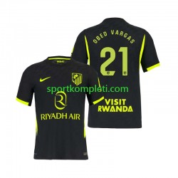 Atlético Madrid Muškarci Gostujući Nogometni Dres Obed Vargas 21 2026-2027 Kratki Rukavi