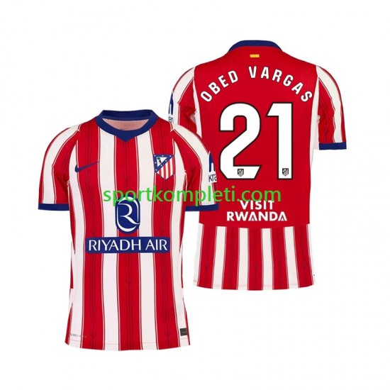 Atlético Madrid Muškarci Domaći Nogometni Dres Obed Vargas 21 2026-2027 Kratki Rukavi
