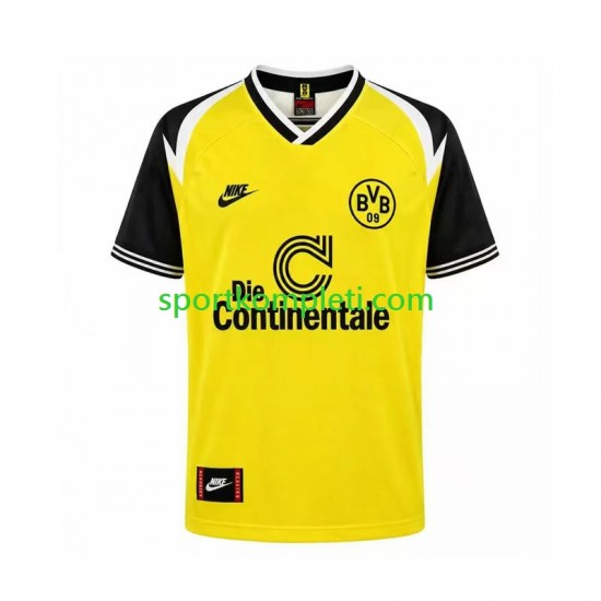 Borussia Dortmund Retro Muškarci Domaći Nogometni Dres 1995 Kratki Rukavi