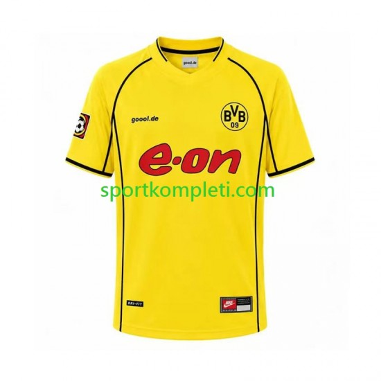 Borussia Dortmund Retro Muškarci Domaći Nogometni Dres 2002 Kratki Rukavi