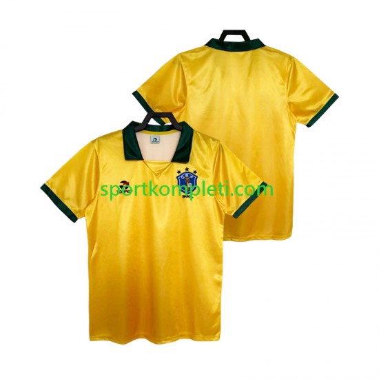 Brazil Retro Muškarci Domaći Nogometni Dres 1988 Kratki Rukavi