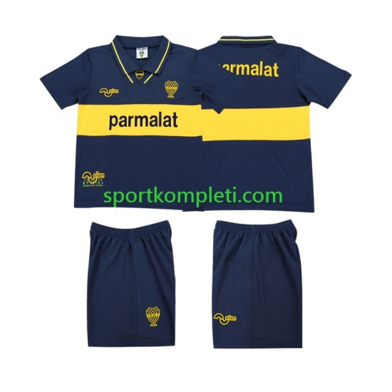 Boca Juniors Retro Djeca Domaći Nogometni Dres 1993 1995 Kratki Rukavi