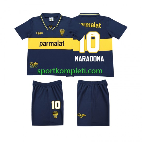 Boca Juniors Retro Djeca Domaći Nogometni Dres MARADONA 10 1993 1995 Kratki Rukavi