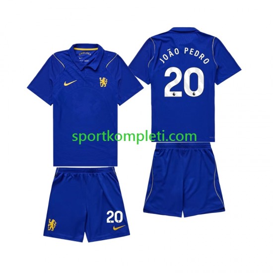 Djeca Domaći Nogometni Dres Chlesea Joao Pedro 20 2026-2027 Kratki Rukavi