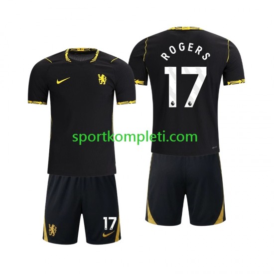 Djeca Gostujući Nogometni Dres Chlesea Morgan Rogers 17 2026-2027 Kratki Rukavi