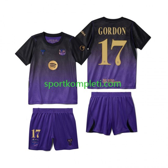 FC Barcelona Djeca Gostujući Nogometni Dres Anthony Gordon 17 2026-2027 Kratki Rukavi