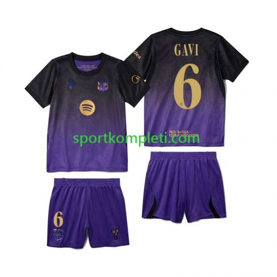 FC Barcelona Djeca Gostujući Nogometni Dres Gavi 6 2026-2027 Kratki Rukavi