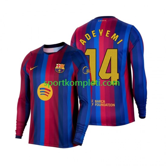 FC Barcelona Muškarci Domaći Nogometni Dres Karim Adeyemi 14 2026-2027 Dugi Rukavi