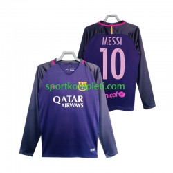 FC Barcelona Retro Muškarci Gostujući Nogometni Dres Lionel Messi 10 2016 2017 Dugi Rukavi