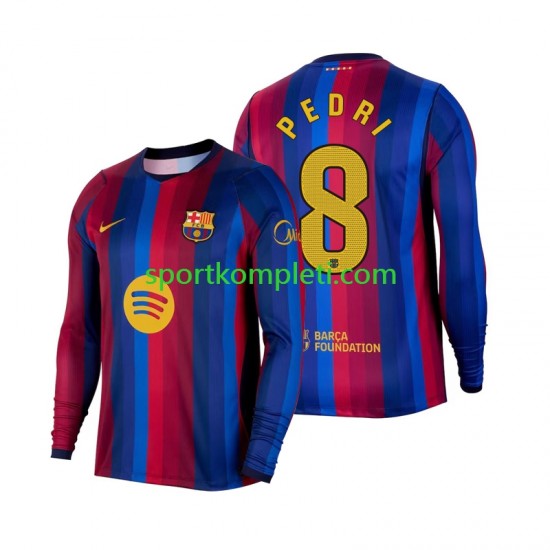 FC Barcelona Muškarci Domaći Nogometni Dres Pedri 8 2026-2027 Dugi Rukavi