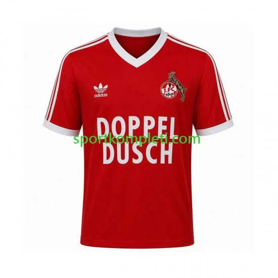 FC Köln Retro Muškarci Gostujući Nogometni Dres 1984 1985 Kratki Rukavi