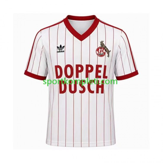 FC Köln Retro Muškarci Domaći Nogometni Dres 1982 1983 Kratki Rukavi