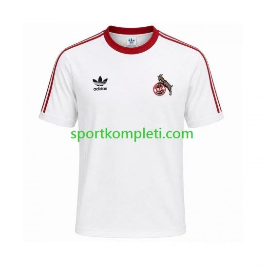 FC Köln Retro Muškarci Domaći Nogometni Dres 1986 1987 Kratki Rukavi
