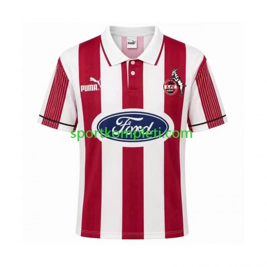 FC Köln Retro Muškarci Domaći Nogometni Dres 1995 1996 Kratki Rukavi
