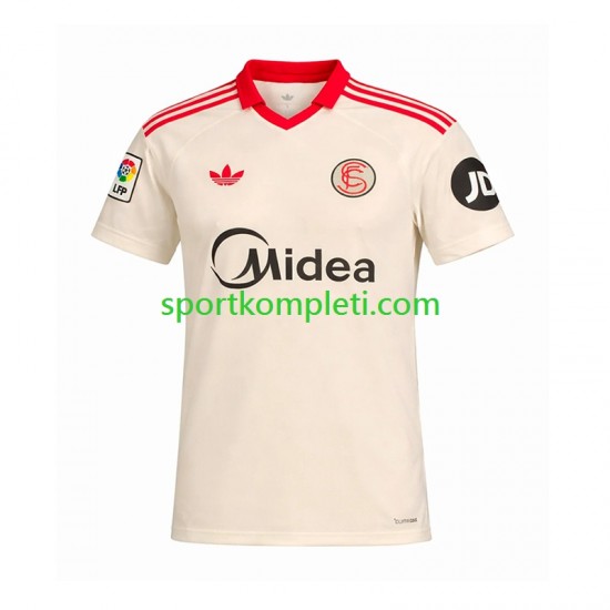 Sevilla FC Retro Muškarci Domaći Nogometni Dres 2025-2026 Kratki Rukavi