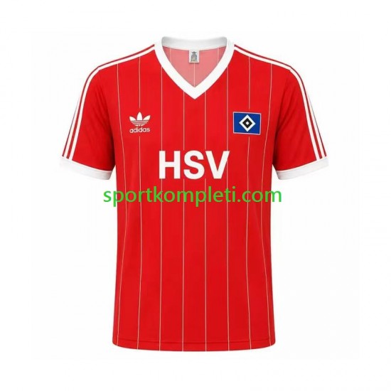 Hamburger SV Retro Muškarci Gostujući Nogometni Dres 1983 Kratki Rukavi